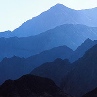 Montagnes entourant le monastère Sainte-Catherine, Sinaï
